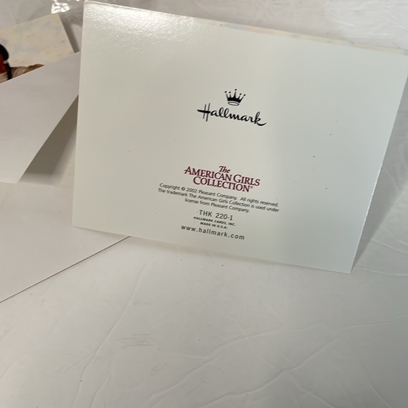 American Girl Christmas card making kit & set of 6 thank you notecards/envelopes - Picture 8 of 17